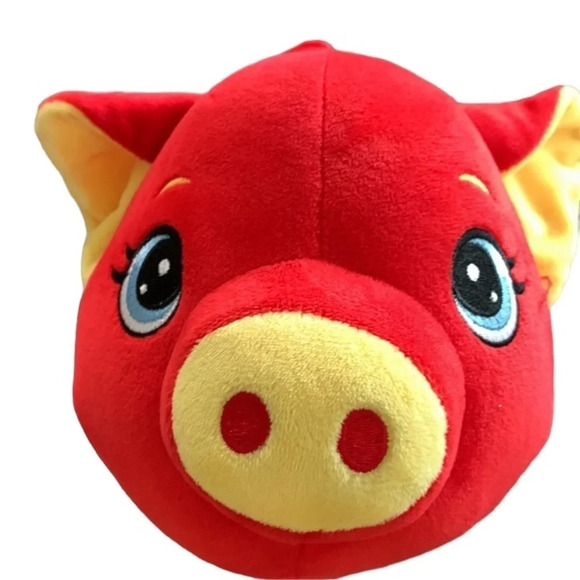 Omaky Red Pig plush toy - Picture 2 of 5